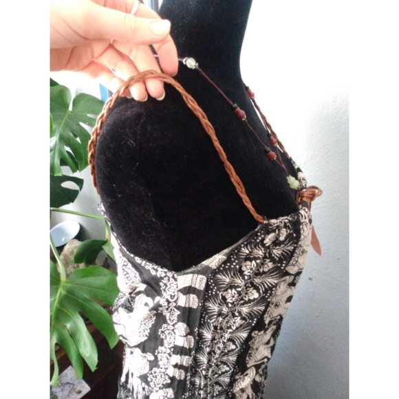 Elephant Print Boho Maxi Dress - Picture 3 of 6